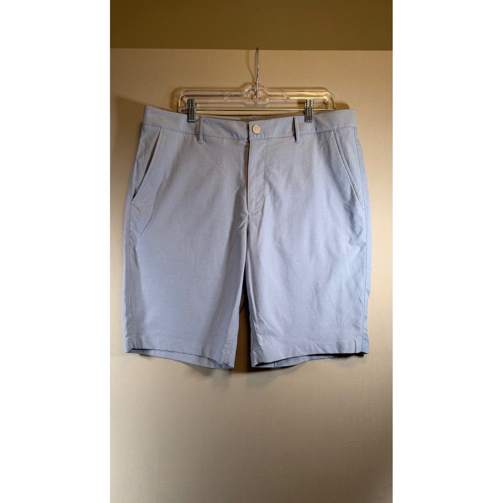Bonobos Golf Mens Shorts Light Blue Performance Flat Front 36 10" Inseam